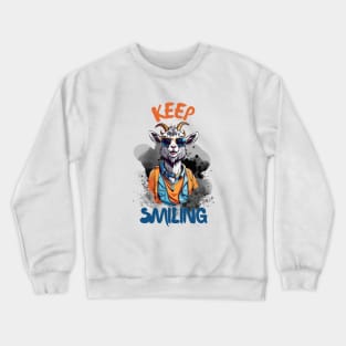 Keep Smiling Crewneck Sweatshirt